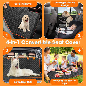 Housse de siège de voiture pour chien, imperméable, antidérapante, pour siège arrière, protection pour siège arrière de camion et SUV, vente en gros - Product Image 3