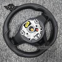 Volant de haute qualité pour Volkswagen Golf Polo Passat CC Jetta Golf R 7 8 6R 8R pour le sport en cuir