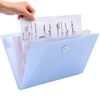 Carpeta de Archivo Tipo Acordeón A4, Bolsa Multicapa para Documentos, Papeles de Prueba, Almacenamiento de Oficina, Carpeta de Información de Plástico Reforzada de Gran Capacidad