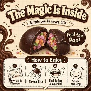 Custom Package Striking Boom <strong>Popping</strong> <strong>Candy</strong> <strong>Chocolate</strong> Snacks Christmas Gifts Valentine's Day Wholesale <strong>Chocolate</strong> Jumping <strong>Candy</strong> - Product Image 4
