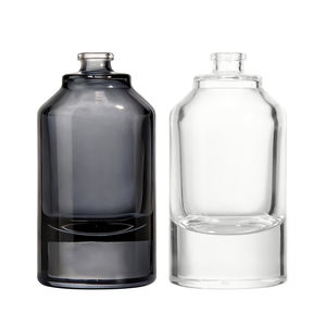 Nouveau design 2016, flacon de parfum en verre rond de 50 ml, flacon de parfum pour homme avec bouchon - Product Image 5