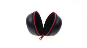 Estuche de viaje redondo de cuero PU al por mayor en negro impermeable Eva Smart Carrying Etui Rigide Case para coches y dispositivos inteligentes - Product Image 4