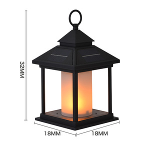 Solar <b>Lantern</b> Led Candle Light 32mm X 18mm Water Resistant Outdoor Garden <b>Lamp</b> - Product Image 1