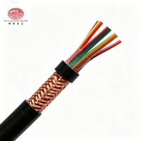 Câble informatique industriel DJYVP blindé en tresse de cuivre, isolation PE, gaine PVC, basse tension 300/500V, V-0, ignifuge