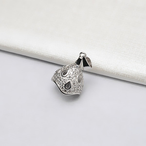 Ensemble de serre-tête et d'accessoires pour boucles d'oreilles en argent S925 avec perle de 11-12 mm et grand pendentif, accessoires de bricolage 739 - Product Image 4