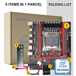 NOUVEAU <span class=keywords><strong>Kit</strong></span> <span class=keywords><strong>PC</strong></span> X99-P3 compatible avec le <span class=keywords><strong>d</strong></span>émarrage sécurisé Win11, 4 emplacements DDR3 pour la RAM, combo Intel Xeon E5 2676 V3 TPM2.0, carte mère X99 DDR3 - Product Image 6