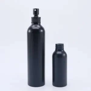 5ml 30ml 100ml 150ml 500ml Perfume Fine Mist Aluminum Black Matte Frosted Spray Bottle