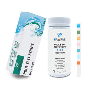 Vente chaude 7 en 1 Bandelettes de <span class=keywords><strong>test</strong></span> de <span class=keywords><strong>piscine</strong></span> et de spa <span class=keywords><strong>Bandelette</strong></span> de <span class=keywords><strong>test</strong></span> de <span class=keywords><strong>chlore</strong></span> de <span class=keywords><strong>piscine</strong></span> pour bains à remous 100 pièces - Product Image 1