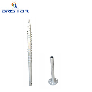 BRISTAR Soportes montaje paneles solares sistema de estantería de postes tornillos de montaje tierra - Product Image 3