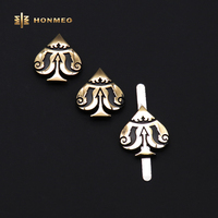 HONMEO OEM & ODM Étiquettes Métalliques Décoratives en Alliage de Zinc pour Vêtements, Étiquettes Métalliques pour Jeans, Étiquettes Métalliques Personnalisées
