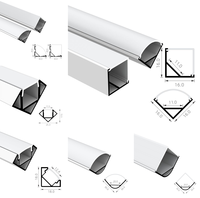 Profils d'extrusion en aluminium de qualité supérieure, étanches IP65, pour éclairage d'angle LED, W19.9mm H19.9mm