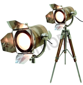 Riflettore <span class=keywords><strong>da</strong></span> tavolo con treppiede marrone lavapavimenti <span class=keywords><strong>da</strong></span> incasso faretto <span class=keywords><strong>da</strong></span> incasso per hotel - Product Image 1