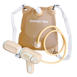 กระเป๋าเป้สะพายหลังแบบนิ่มสำหรับเด็กปืนฉีดน้ำแบบดึงได้ขนาดใหญ่ของเล่นในน้ำสำหรับฤดูร้อน - Product Image 1