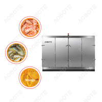 Máquina de Secado de Alimentos de Acero Inoxidable 304 Resistente a la Corrosión y de Larga Duración, con Capacidad para 900 kg y 52 Bandejas, Deshidratador de Alimentos