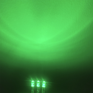 Vanfun F3 Đầu Phẳng 3mm dẫn hạt trong trắng đỏ ấm Trắng Xanh Vàng Ngọc Lục Bảo màu xanh lá cây với đèn báo - Product Image 6