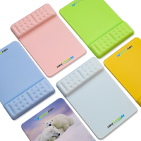 Tapis de souris et de clavier en mousse à mémoire de forme personnalisé mignon et personnalisé avec repose-poignet pour jeux