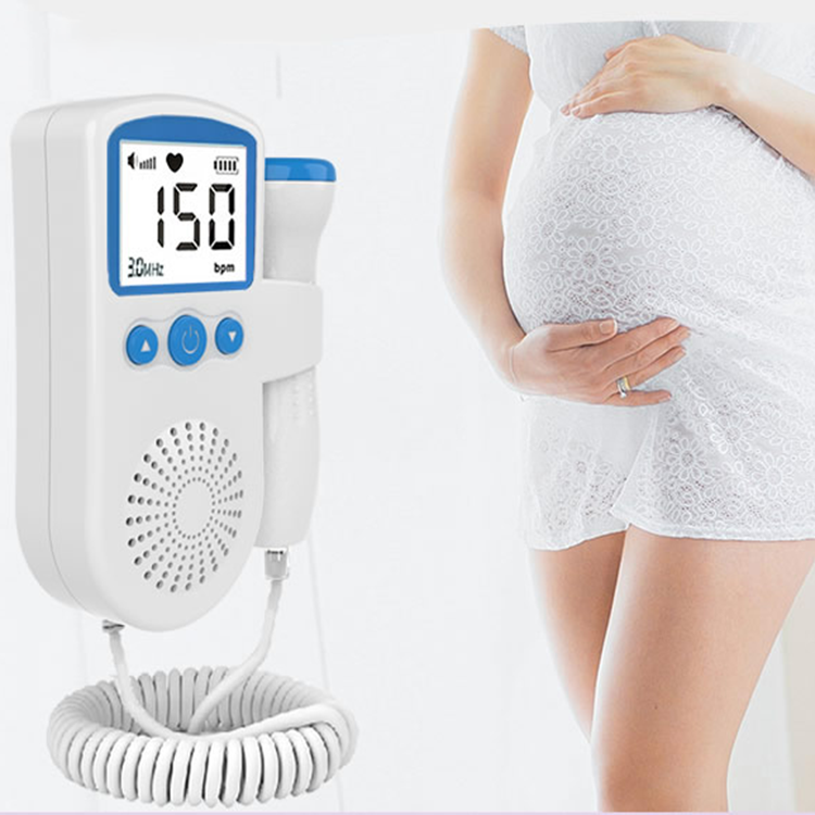 The Baby's Heart Beat Fetal Pregnancy Ultrasound Rate Detection