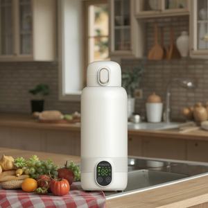 Bouilloire Électrique Portable Isotherme en Acier Inoxydable 500ML pour Extérieur – Vente Directe Usine - Product Image 2