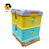 Ruche thermique en plastique pour abeilles à miel, 2 couches, 10 cadres, équipement pour apiculture, prix personnalisé, qualité alimentaire, à vente