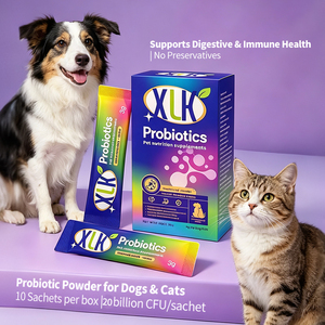Probióticos en Polvo/Masticables Blandos para Perros y Gatos, Salud Intestinal, Apoyo Digestivo, <span class=keywords><strong>20</strong></span> Mil Millones de UFC, Fabricante OEM, Marca Privada, MOQ Bajo - Product Image 1