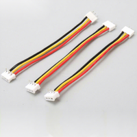 Harness Kabel Konektor Putih 3P XH Pabrik Kustom, Kabel Jumper Berkode Warna 1007 untuk Perakitan Kabel Kontrol Refrigerasi
