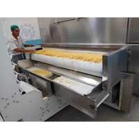 Machine industrielle automatique PARMAT pour la fabrication de pâtes courtes 1000KG/H, ligne de production de macaroni, système PLC, matériaux 304/Q235, 380/220V, haute performance