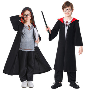 Costume <span class=keywords><strong>de</strong></span> jeu XJHalloween pour filles, uniforme scolaire <span class=keywords><strong>de</strong></span> style britannique. Robe <span class=keywords><strong>de</strong></span> magicien pour garçons, tenue <span class=keywords><strong>de</strong></span> fête - Product Image 2