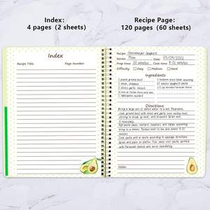 Mon Journal de Recettes Préféré : Carnet de Recettes Vierge à <span class=keywords><strong>Remplir</strong></span>, Organisateur de Recettes - Product Image 1