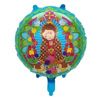 Bande dessinée pour enfants série sainte mère ballons flottants à l'hélium en aluminium pour décorations de fête d'anniversaire ballons de fête