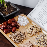 Tisane aux dattes rouges, graines de lotus et Poria pour le soutien de la rate et de l'estomac, apaise la digestion, calme l'esprit, sachets de tisane aux herbes naturelles pour le bien-être quotidien