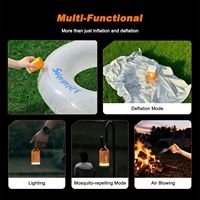 Mini Pompe à Vide Électrique Portable, Lampe Anti-Moustiques, Rangement Domestique, Valise de Voyage, Sans Fil, 4-en-1, Gain de Place