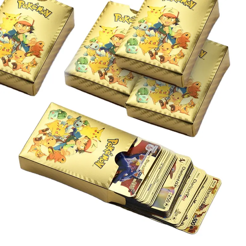 Amazon best sale Venusaur gold pokemon Card 55 PCs/box Pokemon Booster Box Card Trading Card game