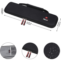 Étui de transport compact en EVA avec poche intégrée pour câbles, sac de rangement pour contrôleur MIDI AKAI MPK Mini MKII