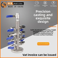 Distributeur d'air KFQ-I/KFQ-II/KFQ-III, boîtier de distribution en acier inoxydable 220V DN24/DN32/DN25, support personnalisé