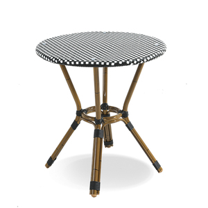 Chaise en osier imperméable en rotin de bambou mobilier d'extérieur pour <span class=keywords><strong>Paris</strong></span> Bistro français pour le sous-sol d'entrée d'entrepôt de centre commercial - Product Image 6