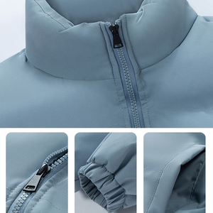 Giacca Varsity Primaverile <span class=keywords><strong>da</strong></span> <span class=keywords><strong>Uomo</strong></span>, Impermeabile, Antivento, Traspirante, <span class=keywords><strong>Casual</strong></span>, Imbottita, con Cerniera, in Tessuto Tinta Unita, Abbigliamento Personalizzato - Product Image 2