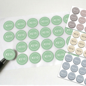 Étiquettes en plastique pour sirop contre la toux, étiquettes pour bijoux, rouleau d'autocollants thermiques 100 x 150, étiquettes blanches, brosses et peignes de coiffure - Product Image 2