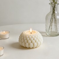 Moules en silicone pour bougies artistiques succulentes grandes et petites - Écologiques et non toxiques
