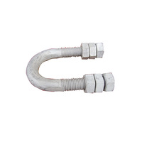 Collier de serrage en U double galvanisé à chaud avec vis et fil – Vente en gros