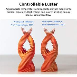 Anycubic Silk Tri Color <b>Pla</b> <b>Filament</b> 1.75mm Dimensional Accuracy For 3D Printing - Product Image 4