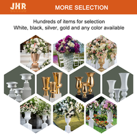 Vases à fleurs élégants 2026 pour la décoration de tables de fête et de mariage, grands vases trompettes blancs classiques pour mariages
