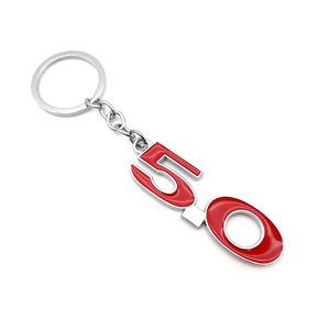 Hot-bán 5.0 chuyển kỹ thuật số hai mặt kim loại sáng tạo Carabiner Keychain Mặt dây chuyền bền và phong cách chủ chốt - Product Image 3