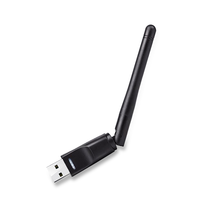Adaptador USB Wi-Fi LCN de 150mbps, Mini Adaptador Inalámbrico con Chipset MTK 7601 para Receptor DVB, Computadora Portátil