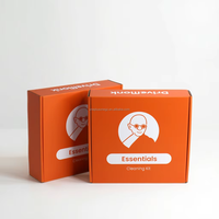 Boîte d'emballage postale en carton ondulé personnalisée, logo de la marque, impression recto-verso, bande adhésive à déchirer, pelliculage mat