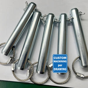 Cnc מעוגן פלדה alu מותאם אישית חלקים alu פלדה כבד תועה סיכה קליפ מגוון ערכת שלב מחבר שלב - Product Image 1