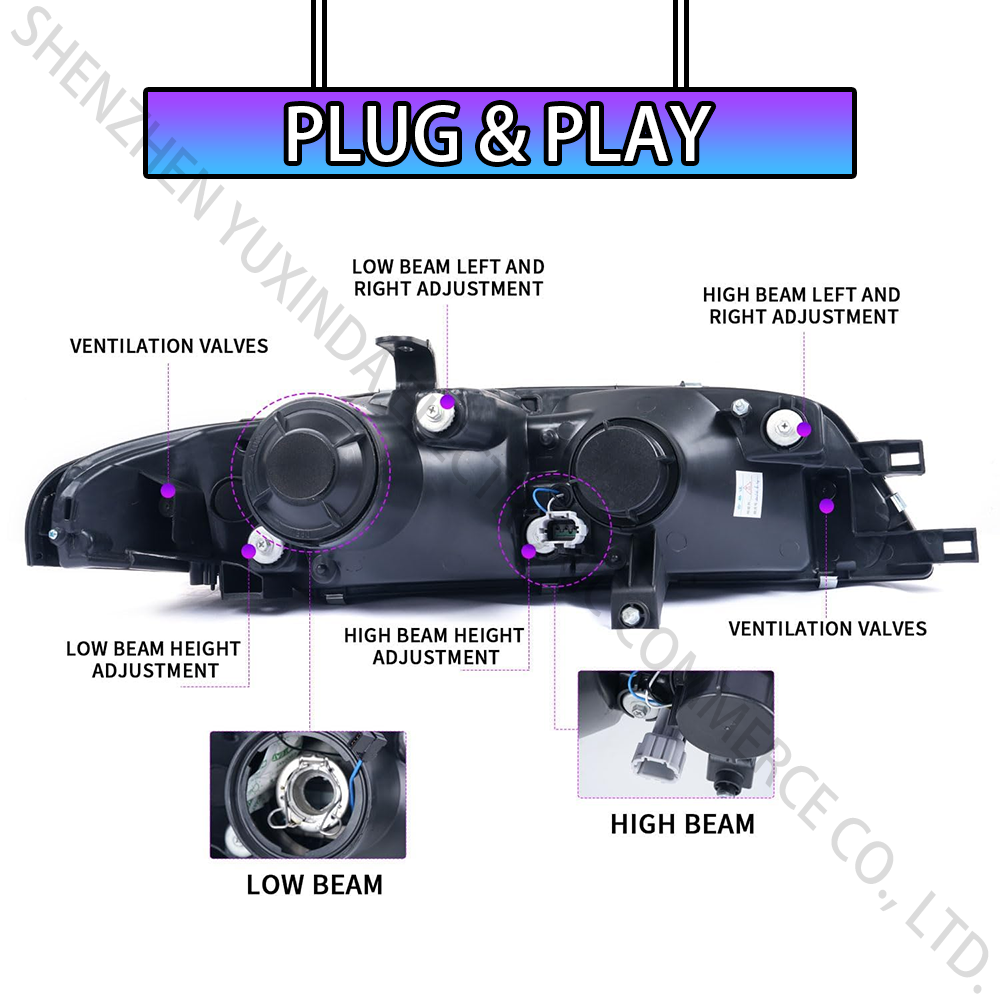 nissan elgrand e52 headlights