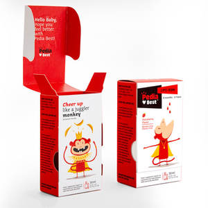 Acheter Pilule Boîte De Papier D'encre De Soja Recyclable Pilule Boîte De Papier Liquide Emballage Maux De Tête Pilule Capsule Boîte De Papier - Product Image 4