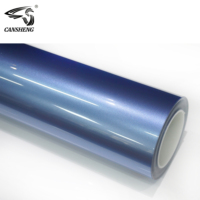 Brume Métallique Bleu TPU PPF Emballage Automatique Peinture de Voiture Film de protection de Surface Changement de Couleur TPU PPF