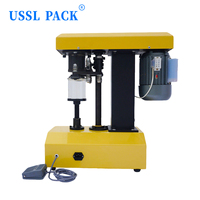 Scelleuse électrique à pédale TDFJ-160 pour boîtes de conserve de fruits secs, conteneurs métalliques ronds, machine de capsulage automatique par lots
