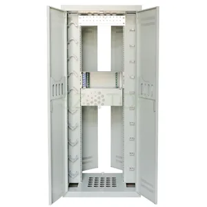 576-720 nucleo ODF Empt Cabinet struttura di distribuzione in fibra ottica laminata a freddo di spessore può essere installato 48/60 pz ODF